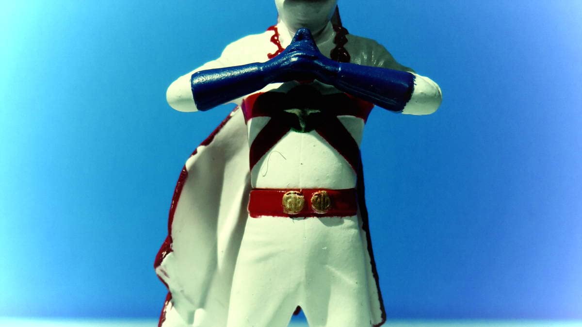 希少！ メーカー不明 ソフビ レインボーマン ダッシュ7 太陽の化身